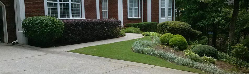 ... bermuda lawn near acworth, Before and After our Lawn Care Program